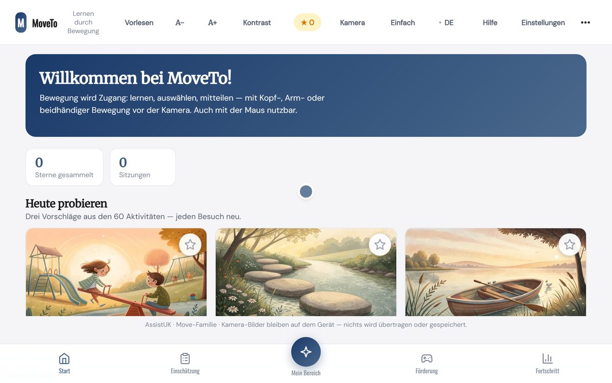 Bildschirmfoto von MoveTo