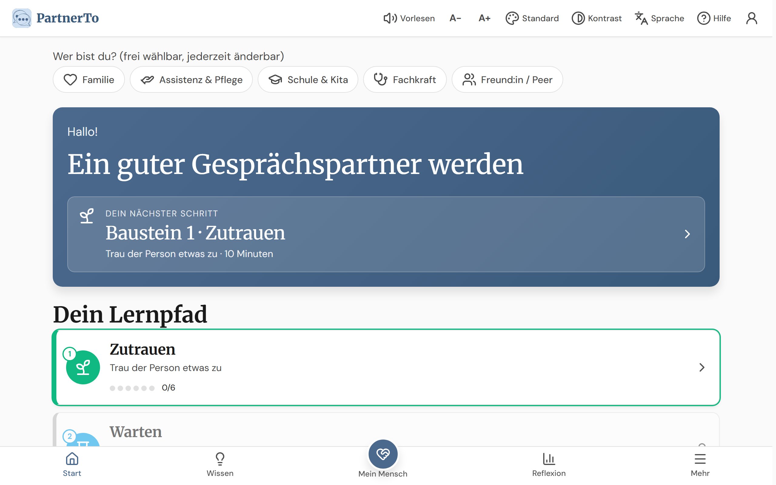 PartnerTo Screenshot