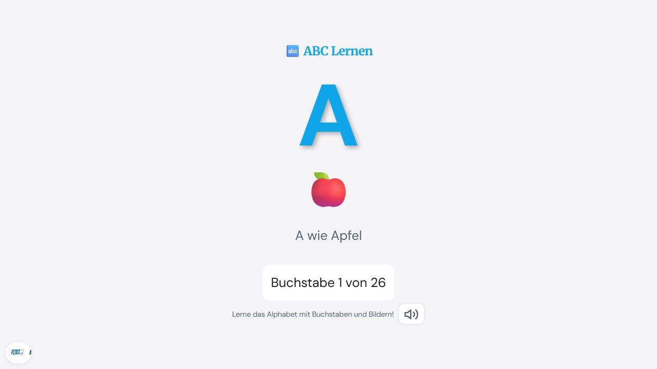 Alphabet Lern-App