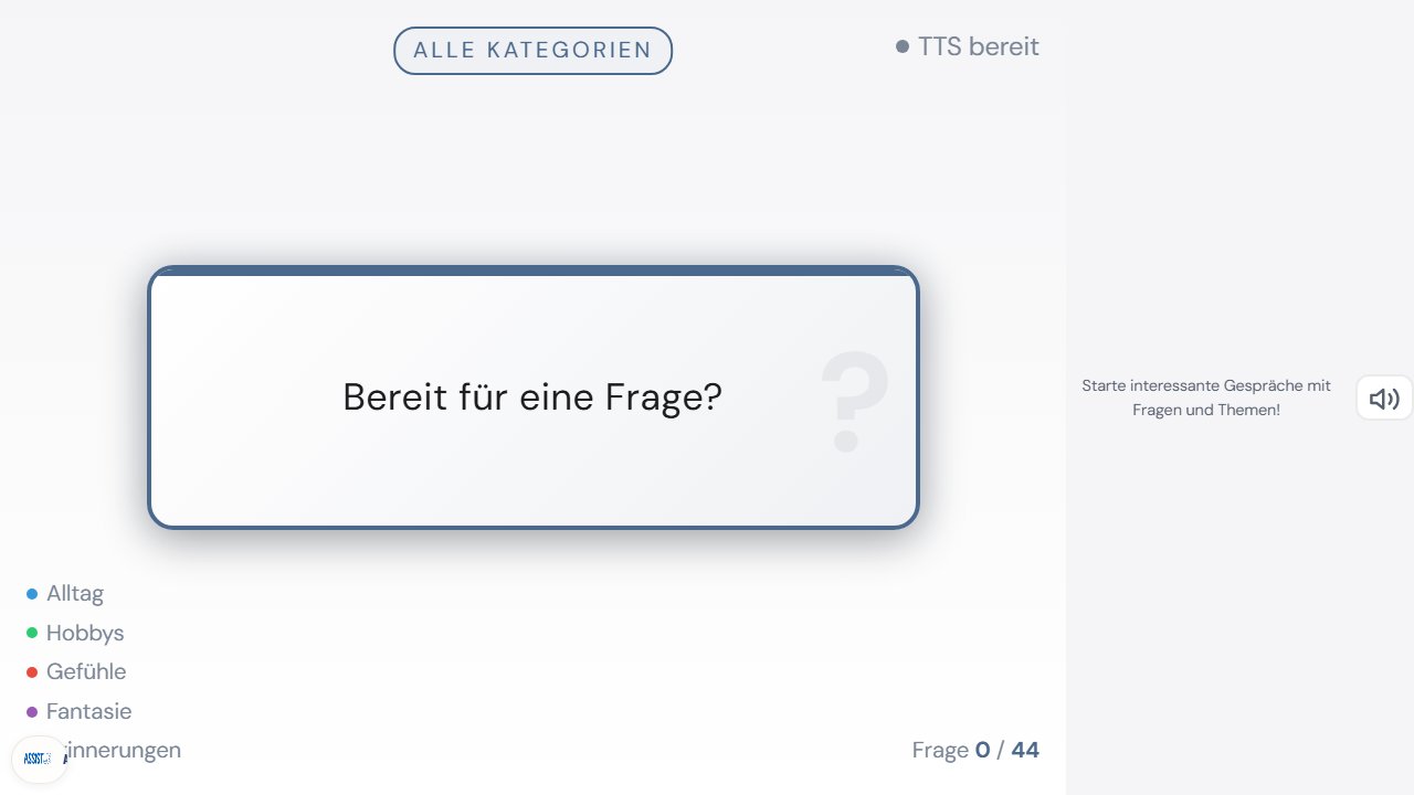 Gesprächs-Starter App